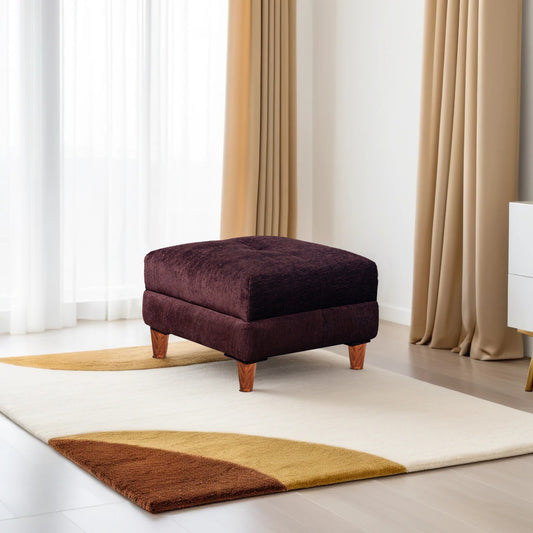 Insopack Ottoman Stool Crown 1 Seater (Brown)