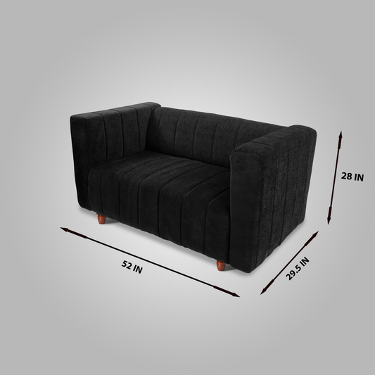 Insopack Sofa Victor 2 Seater (Black)