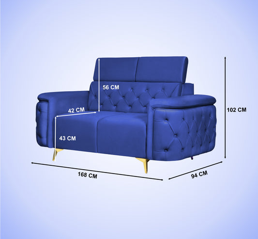 Insopack Sofa Aura 2 Seater (Blue)