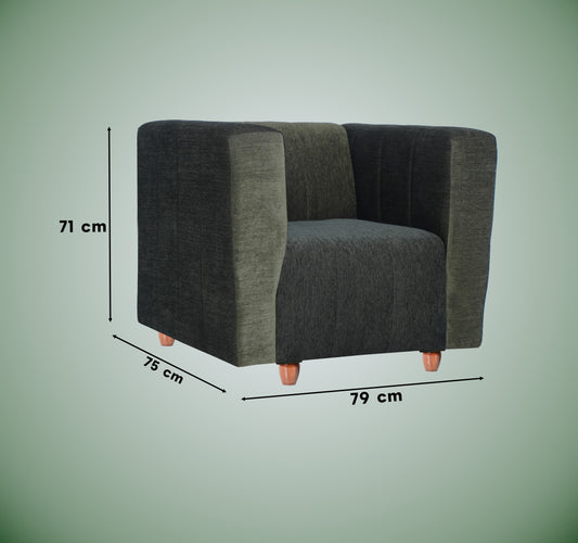 Insopack Sofa Victor 1 Seater (Green)