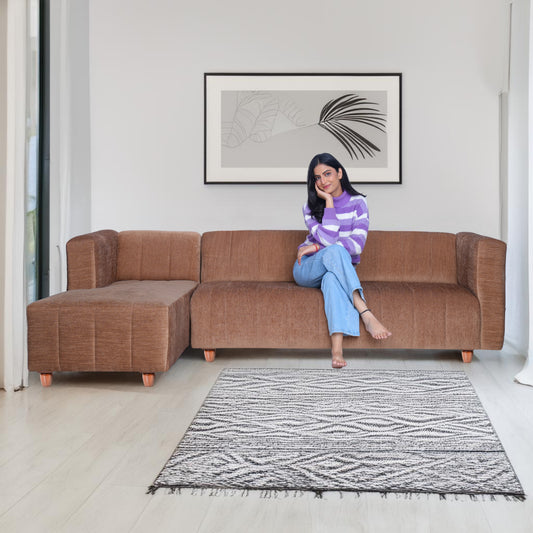 Insopack Sofa Victor 6 Seater LHC (Beige)