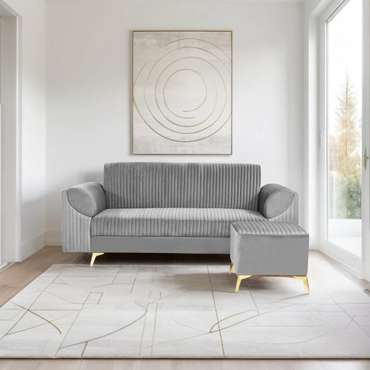 Insopack Sofa Signature 4 Seater Ottoman (Grey)