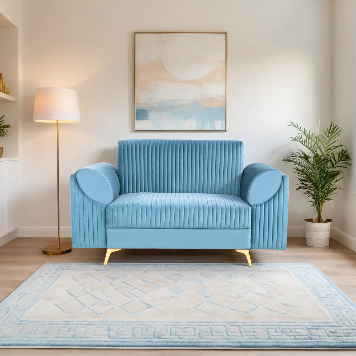 Insopack Sofa Signature 2 Seater (Sky Blue)