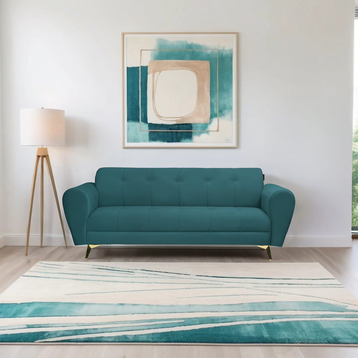 Insopack Sofa Crown Icon 3 Seater (Teal)