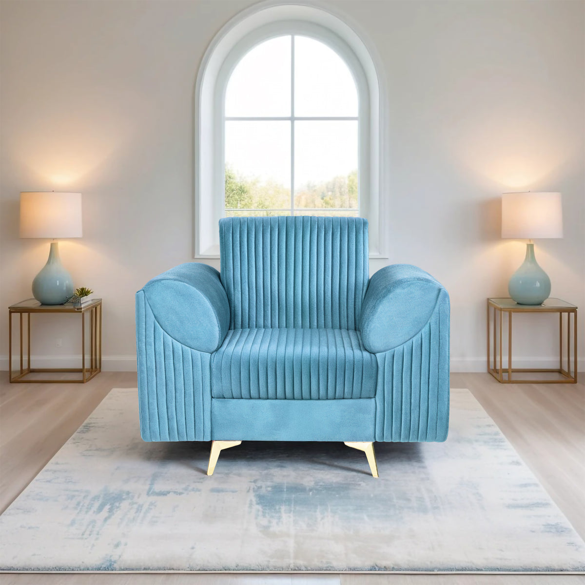 Insopack Sofa Signature 1 Seater (Sky Blue)