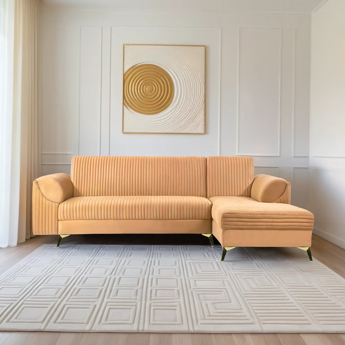 Insopack Sofa Signature 6 Seater RHC (Beige)