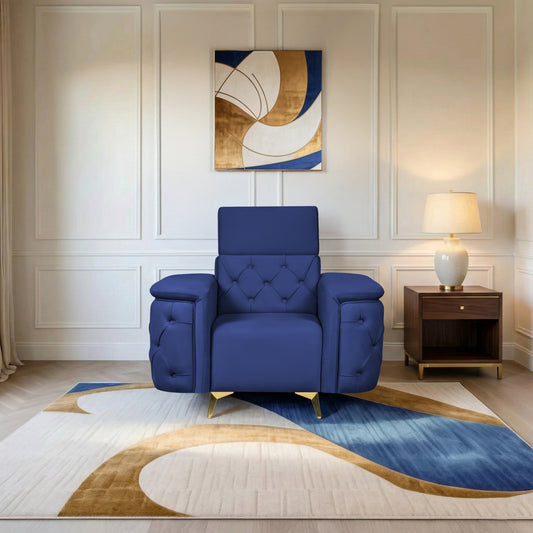 Insopack Sofa Aura 1 Seater (Blue)