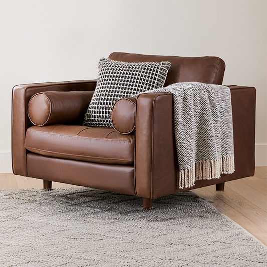 Insopack Sofa Luxe 1 Seater (Brown)