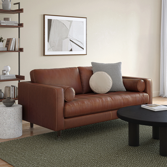 Insopack Sofa Luxe 2 Seater (Brown)