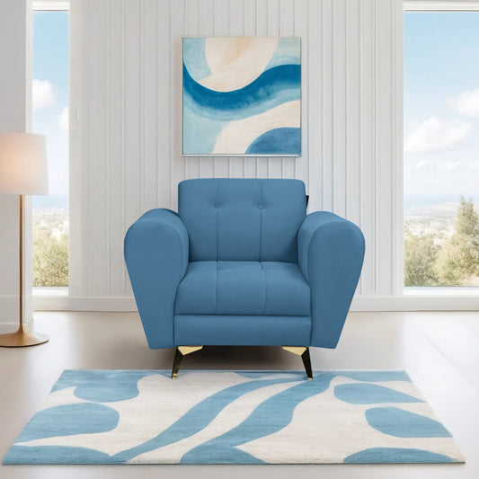 Insopack Sofa Crown Icon 1 Seater (Sky Blue)