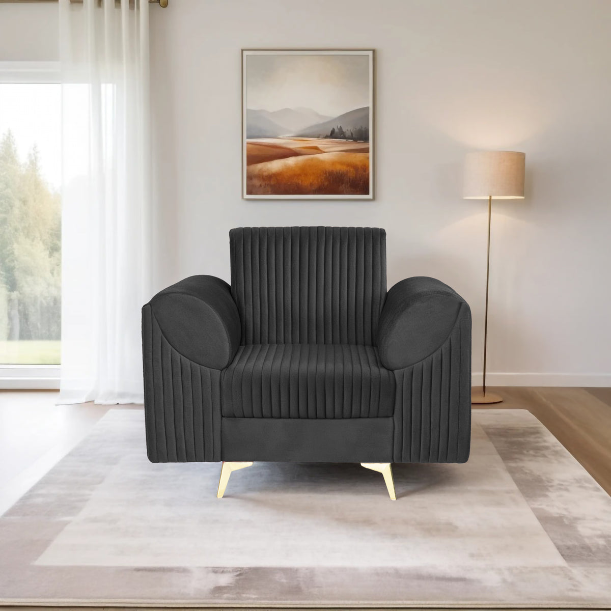 Insopack Sofa Signature 1 Seater (Black)