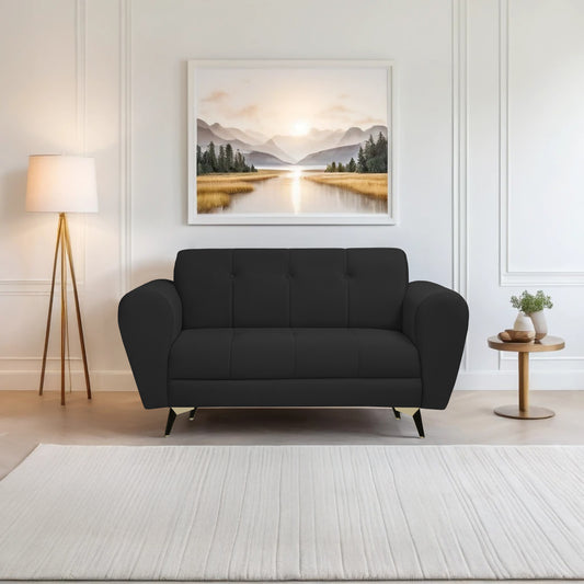 Insopack Sofa Crown Icon 2 Seater (Black)