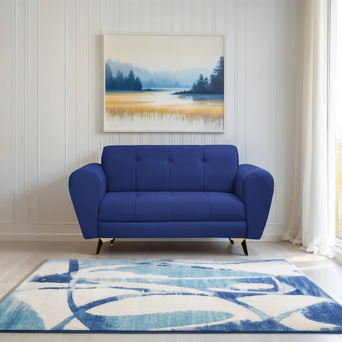 Insopack Sofa Crown Icon 2 Seater (Blue)