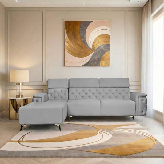 Insopack Sofa Aura 6 Seater LHC (Grey)