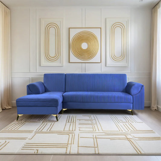 Insopack Sofa Signature 6 Seater LHC (Blue)