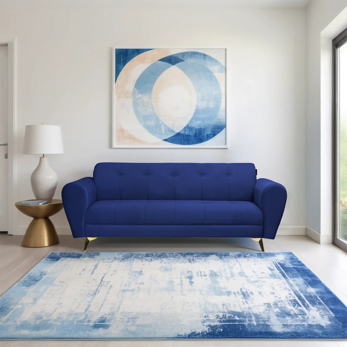 Insopack Sofa Crown Icon 3 Seater (Blue)