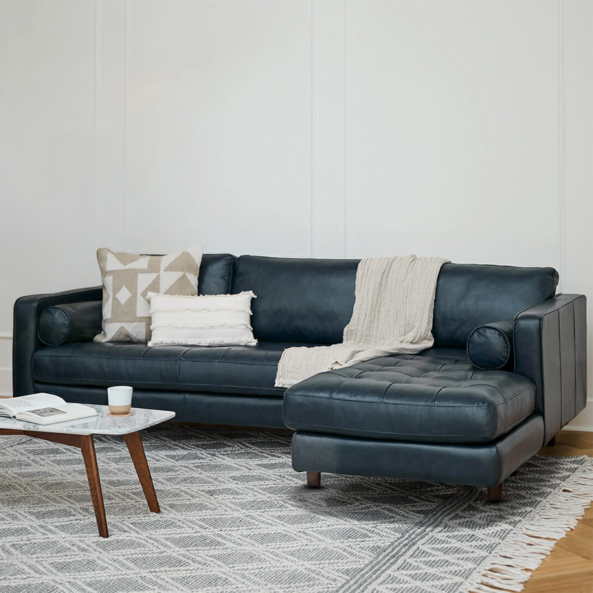 Insopack Sofa Luxe 6 Seater RHC (Blue)