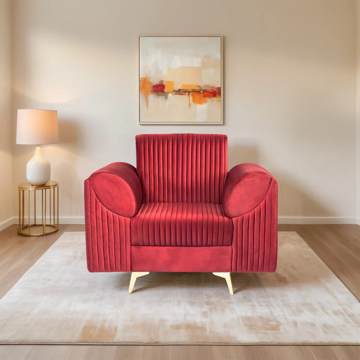 Insopack Sofa Signature 1 Seater (Maroon)