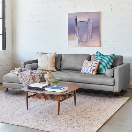 Insopack Sofa Luxe 6 Seater LHC (Grey)