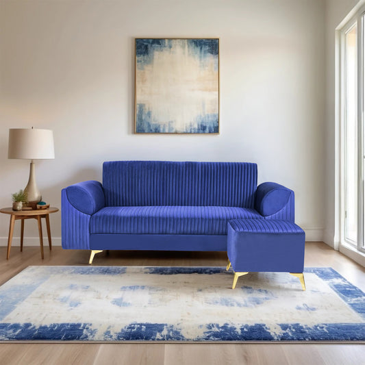Insopack Sofa Signature 4 Seater Ottoman (Blue)