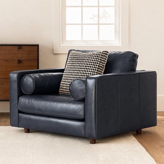 Insopack Sofa Luxe 1 Seater (Oxford Blue)