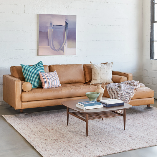 Insopack Sofa Luxe 6 Seater RHC (Tan)