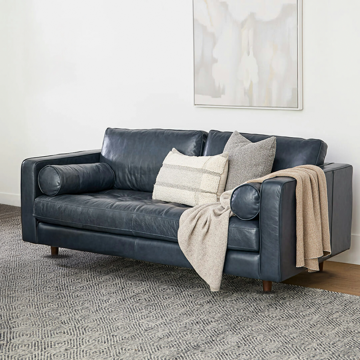 Insopack Sofa Luxe 2 Seater (Oxford Blue)