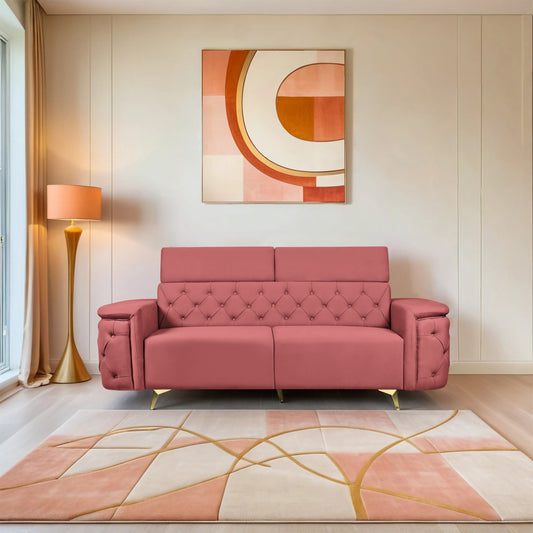 Insopack Sofa Aura 3 Seater (Peach)