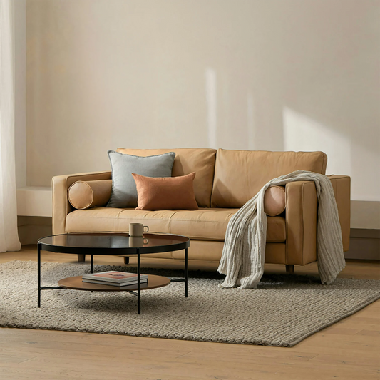 Insopack Sofa Luxe 2 Seater (Tan)