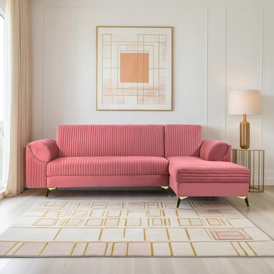 Insopack Sofa Signature 6 Seater RHC (Peach)
