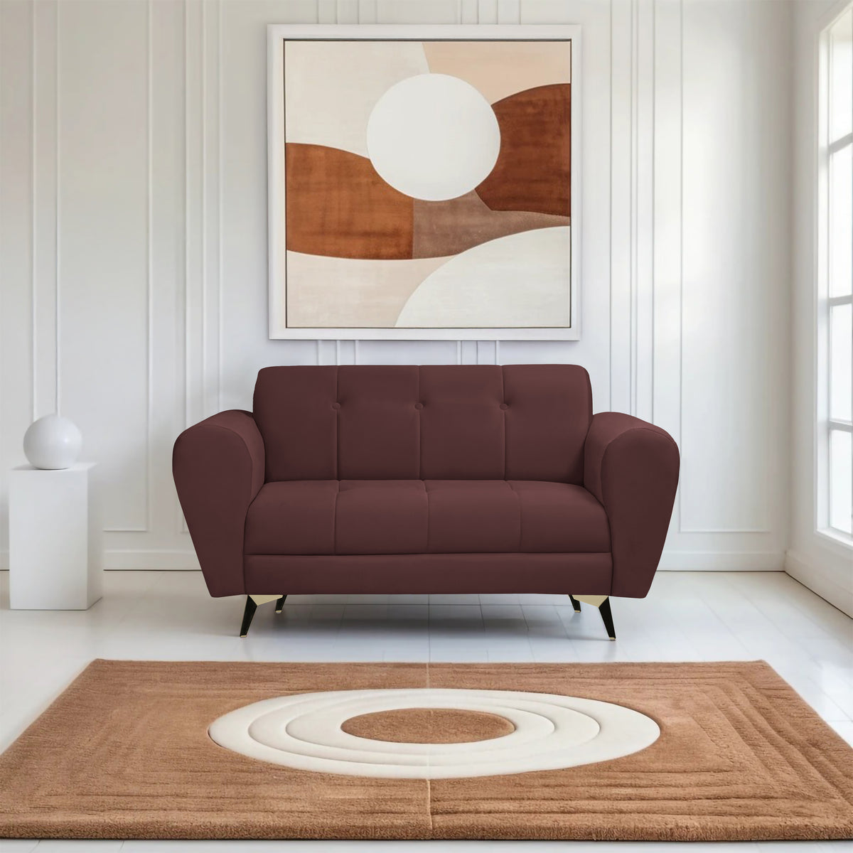 Insopack Sofa Crown Icon 2 Seater (Brown)