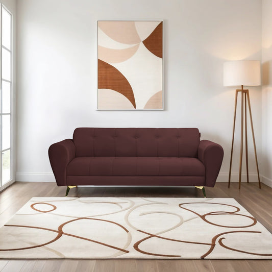 Insopack Sofa Crown Icon 3 Seater (Brown)