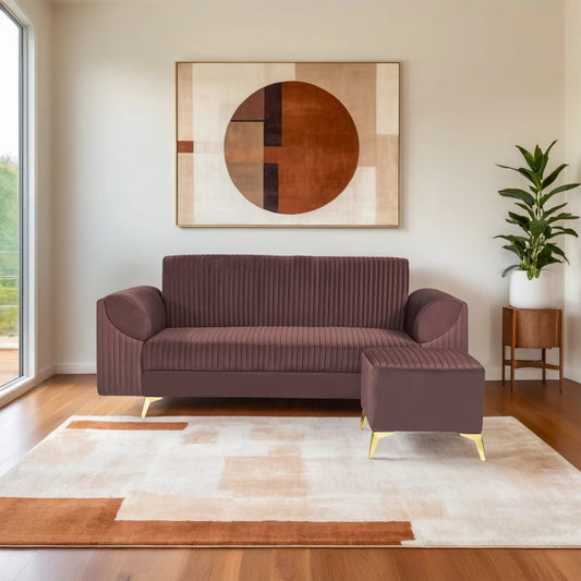 Insopack Sofa Signature 4 Seater Ottoman (Brown)