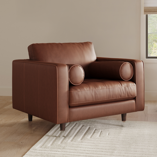 Insopack Sofa Luxe 1 Seater (Taos Brown)