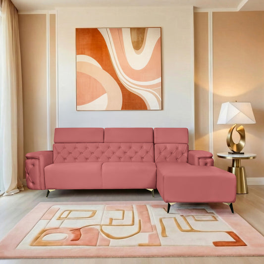 Insopack Sofa Aura 6 Seater RHC (Peach)
