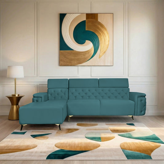 Insopack Sofa Aura 6 Seater LHC (Teal)