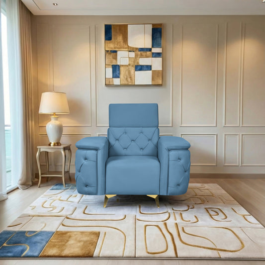 Insopack Sofa Aura 1 Seater (Sky Blue)