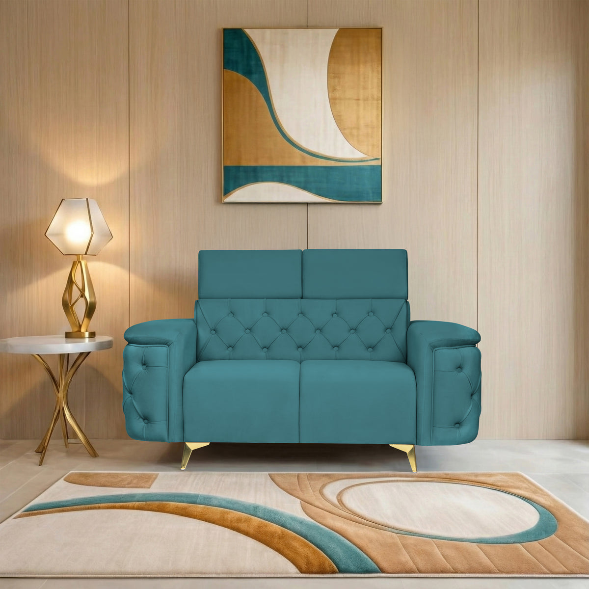 Insopack Sofa Aura 2 Seater (Teal)