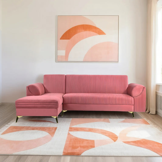 Insopack Sofa Signature 6 Seater LHC (Peach)