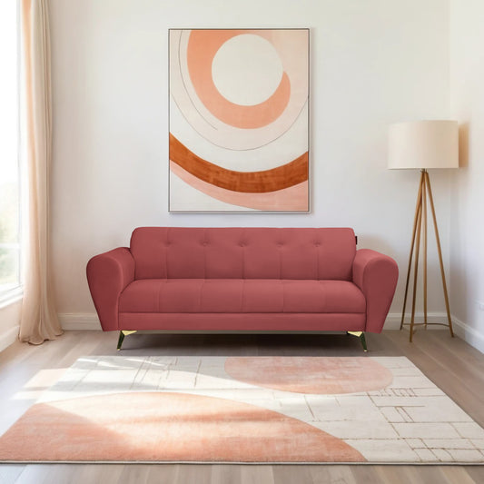Insopack Sofa Crown Icon 3 Seater (Peach)