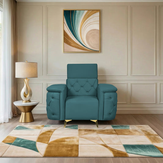 Insopack Sofa Aura 1 Seater (Teal)