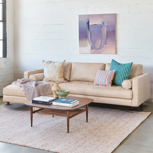 Insopack Sofa Luxe 6 Seater LHC (Beige)