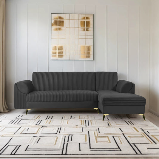 Insopack Sofa Signature 6 Seater RHC (Black)