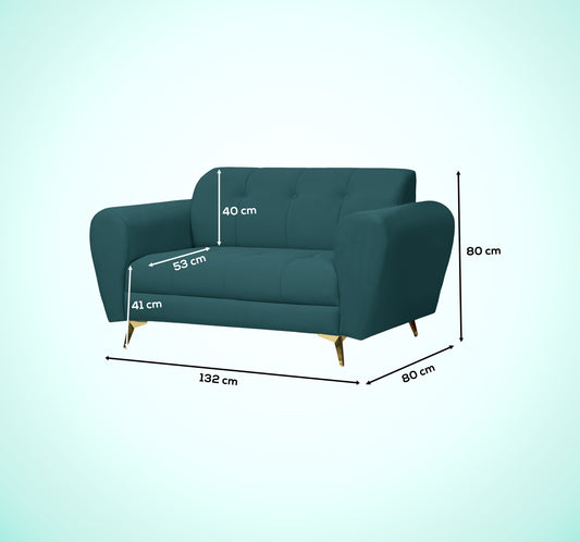 Insopack Sofa Crown Icon 2 Seater (Teal)