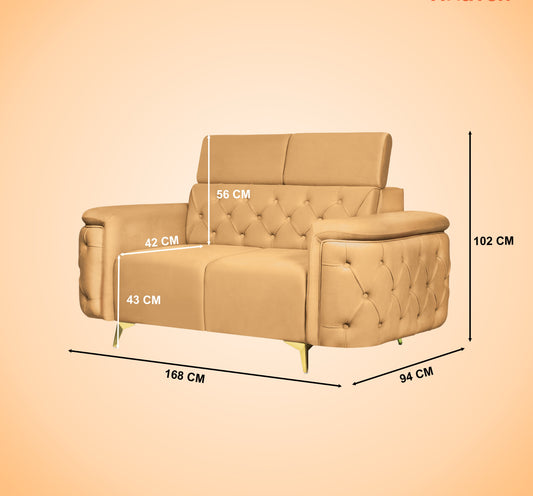 Insopack Sofa Aura 2 Seater (Beige)