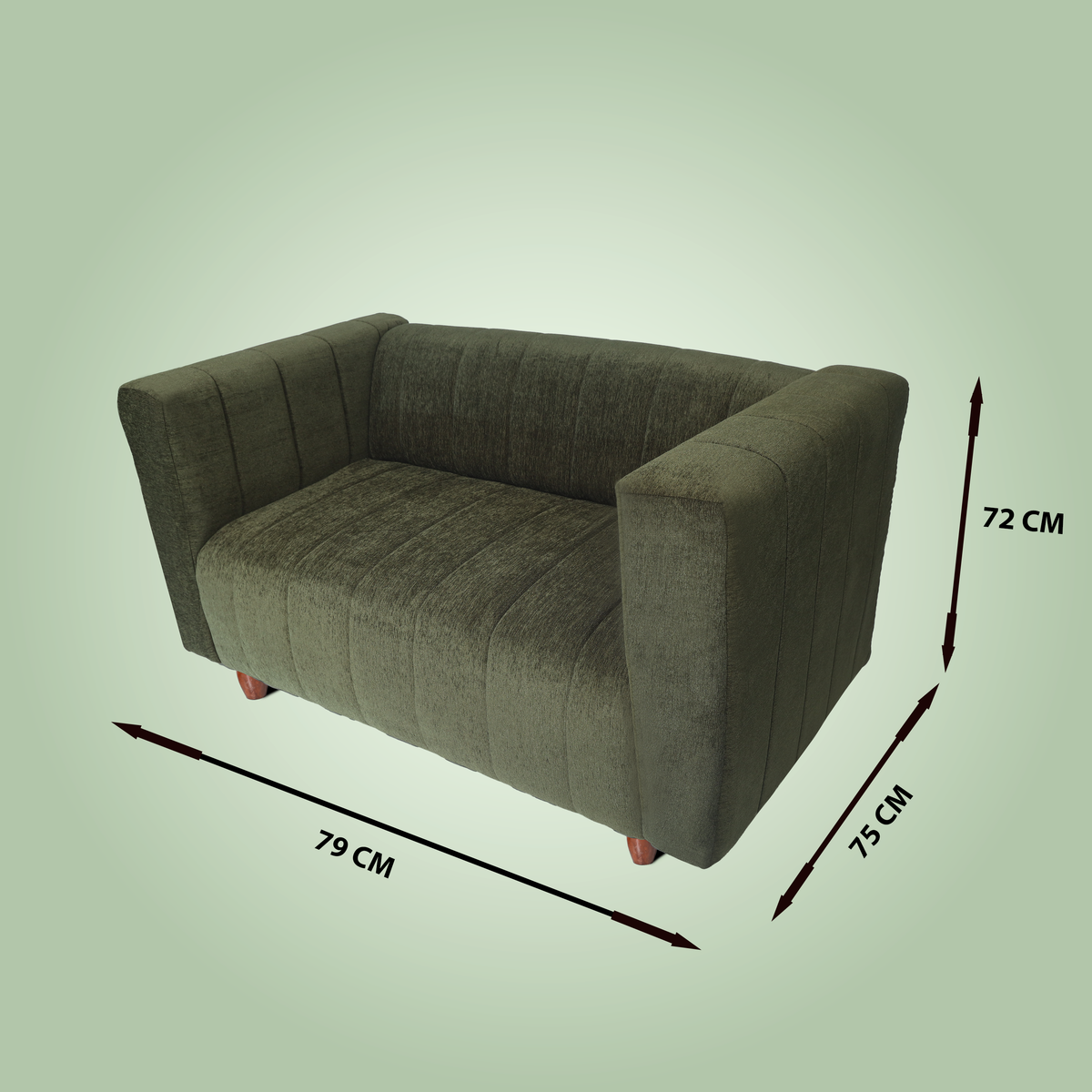 Insopack Sofa Victor 2 Seater (Green)