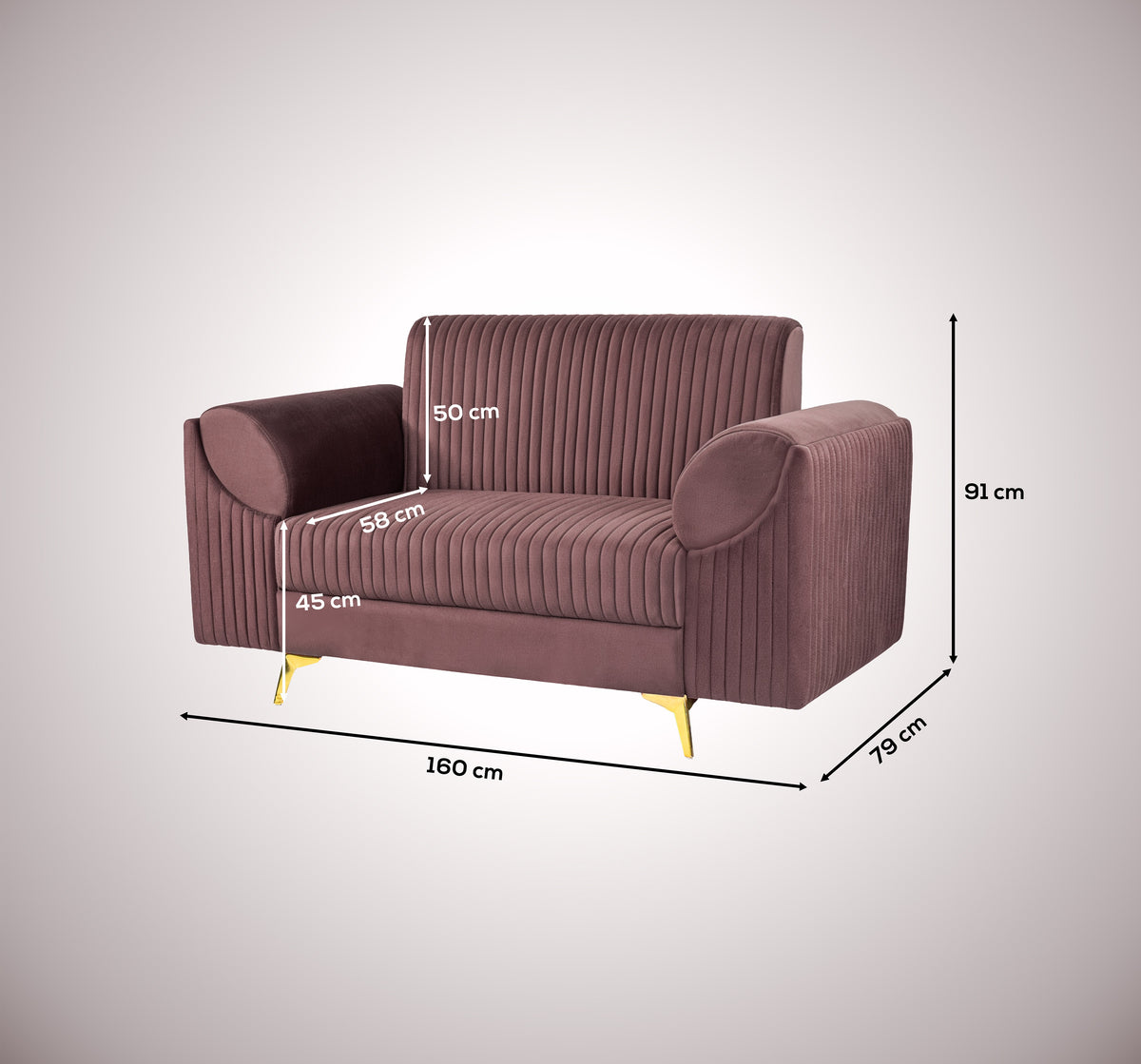 Insopack Sofa Signature 2 Seater (Brown)