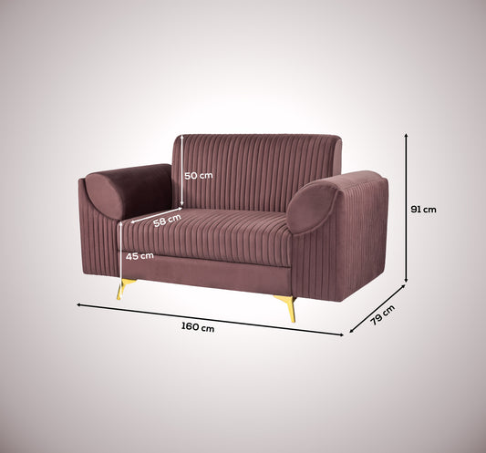 Insopack Sofa Signature 2 Seater (Brown)