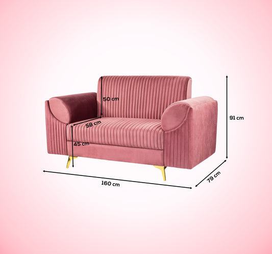 Insopack Sofa Signature 2 Seater (Peach)