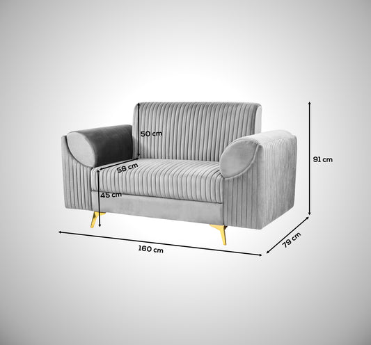 Insopack Sofa Signature 2 Seater (Grey)